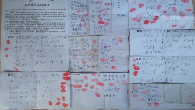 Петиция, призывающая привлечь Цзян Цзэминя к уголовной ответственности