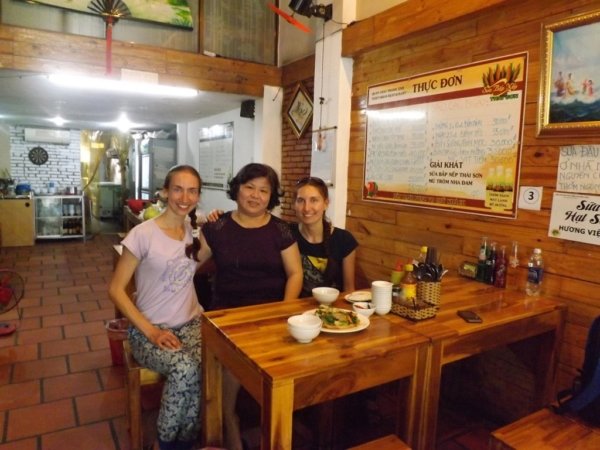В вегетарианском ресторане в Сайгоне, Вьетнам