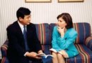 Г-н Ли Хунчжи даёт интервью корреспонденту телеканала CBS