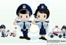 Анимационные персонажи - полицейские Цзинлин и Чача из Интернет полиции Китая