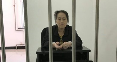 Незаконно задержанная больная последовательница Фалуньгун Чжан Гуйжун. Фото: minghui.org