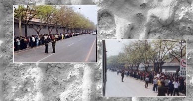 Документальные фотографии события 25 апреля 1999 г. Пекин