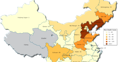 Фалуньгун. Карта репрессий. Август 2016 года