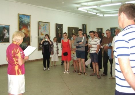 Открытие выставки во Львове