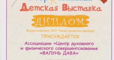 Диплом Всероссийской детской выставки 2016 года, Нижегородская ярмарка