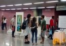 Художественная выставка «Истина, Доброта, Терпение» в зале станции метро в Бразилии