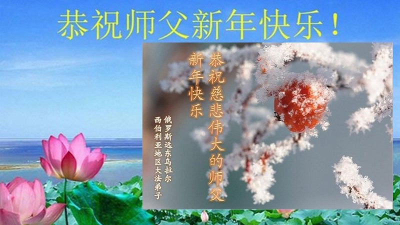 Приверженцы Фалуньгун поздравляют с китайским Новым годом Мастера Ли Хунчжи, отправляя красочные открытки с сердечными пожеланиями и словами благодарности