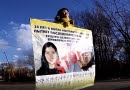Пикет с целью прекращения репрессий последователей Фалуньгун в Китае