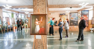 Международная художественная выставка «Истина-Доброта-Терпение» в Пятигорске, март 2019 г.