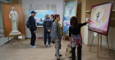 В выставочном зале в г. Пятигорске, ноябрь 2019 года