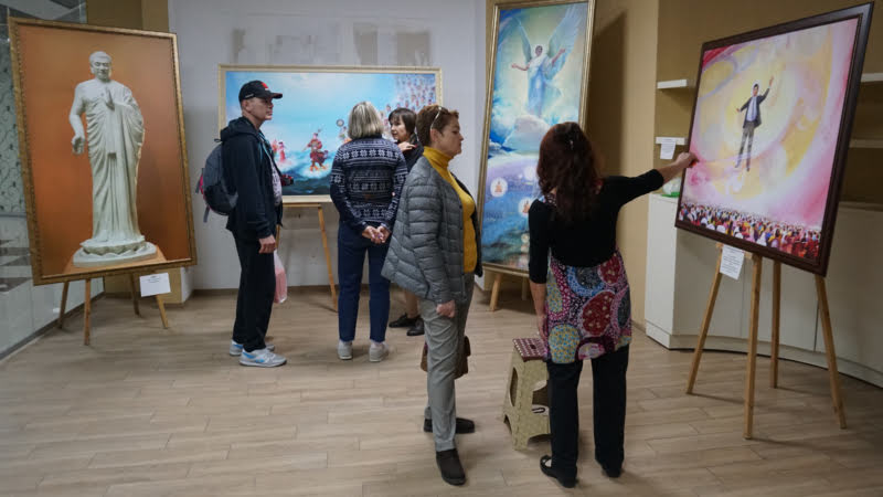 В выставочном зале в г. Пятигорске, ноябрь 2019 года