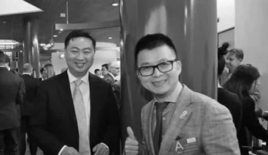 Генеральный директор компании «Арктический Китай» Тан Чао (справа) с Чэнь Ли, послом Китая в Финляндии