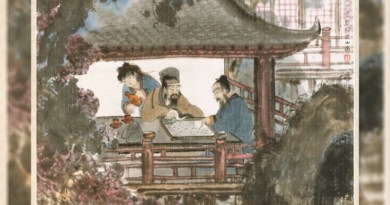 Сцена из жизни китайской семьи